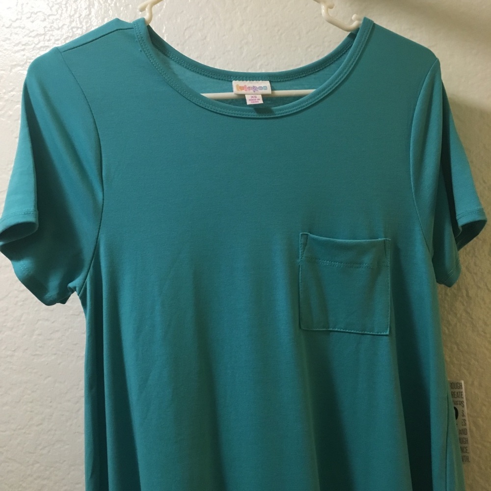 NWT Solid Blue-Green XS Carly